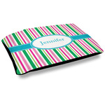 Grosgrain Stripe Dog Bed w/ Name or Text