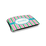 Grosgrain Stripe Outdoor Dog Bed - Small (Personalized)