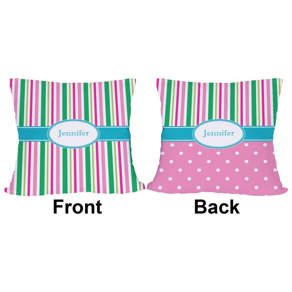 Grosgrain Stripe Outdoor Pillow - 20x20