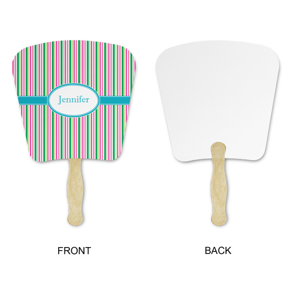 Grosgrain Stripe Paper Fans - Approval