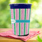 Grosgrain Stripe Party Cup Sleeves - with bottom - Lifestyle