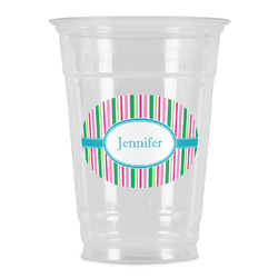 Grosgrain Stripe Party Cups - 16oz (Personalized)
