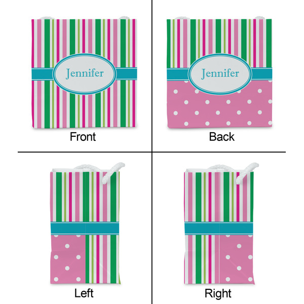 Grosgrain Stripe Party Favor Gift Bag - Gloss - Approval