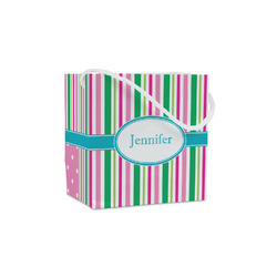 Grosgrain Stripe Party Favor Gift Bags - Matte (Personalized)