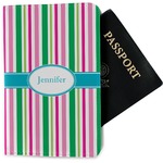 Grosgrain Stripe Passport Holder - Fabric (Personalized)