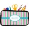 Grosgrain Stripe Neoprene Pencil Case - Small w/ Name or Text
