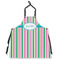 Grosgrain Stripe Apron Without Pockets w/ Name or Text