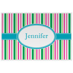 Grosgrain Stripe Laminated Placemat w/ Name or Text