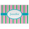 Grosgrain Stripe Personalized Placemat (Front)
