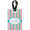 Grosgrain Stripe Personalized Rectangular Luggage Tag