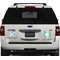 Grosgrain Stripe Personalized Square Car Magnets on Ford Explorer