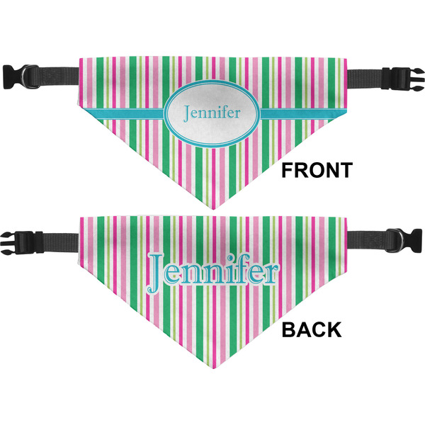 Grosgrain Stripe Pet Bandana Approval