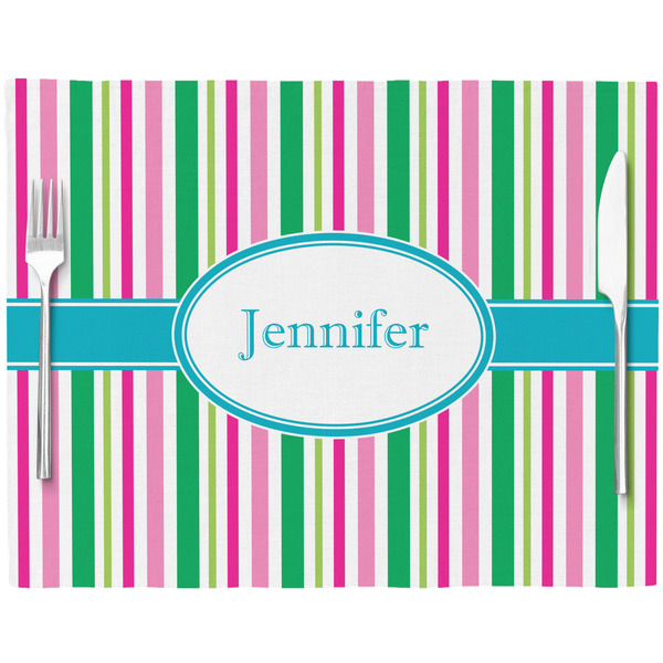 Grosgrain Stripe Placemat with Props