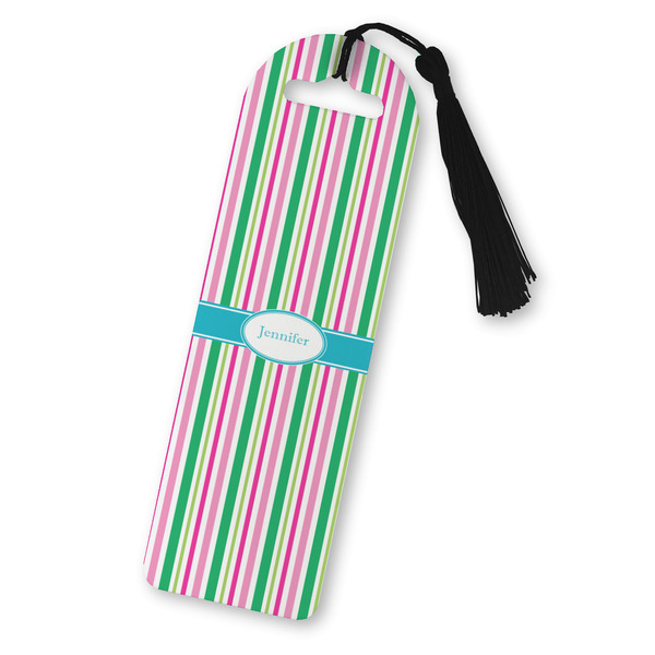 Custom Grosgrain Stripe Plastic Bookmark (Personalized)