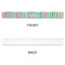 Grosgrain Stripe Plastic Ruler - 12" - APPROVAL
