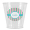 Grosgrain Stripe Plastic Shot Glass (Personalized)