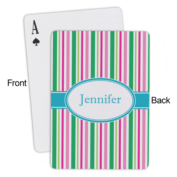 Grosgrain Stripe Playing Cards - Approval