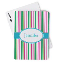 Grosgrain Stripe Playing Cards (Personalized)