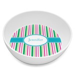 Grosgrain Stripe Melamine Bowl - 8 oz (Personalized)