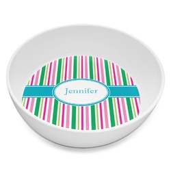 Grosgrain Stripe Melamine Bowl - 8 oz (Personalized)