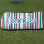 Grosgrain Stripe Blade Putter Cover (Personalized)