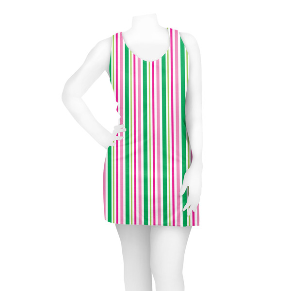 Grosgrain Stripe Racerback Dress - On Model - Front
