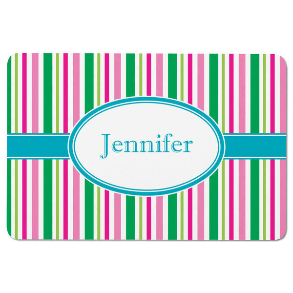 Grosgrain Stripe Rectangular Fridge Magnet - FRONT