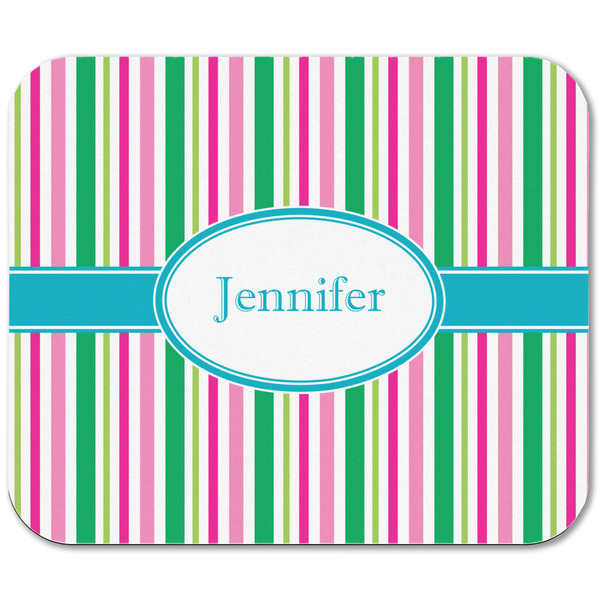 Grosgrain Stripe Rectangular Mouse Pad - APPROVAL
