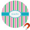 Grosgrain Stripe Car Magnet (Personalized)
