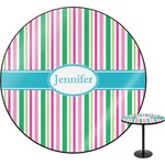 Grosgrain Stripe Round Table - 30" (Personalized)