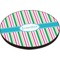Grosgrain Stripe Round Table Top (Angle Shot)