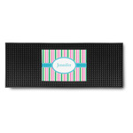 Grosgrain Stripe Rubber Bar Mat (Personalized)