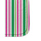 Grosgrain Stripe Sanitizer Holder Keychain - Detail