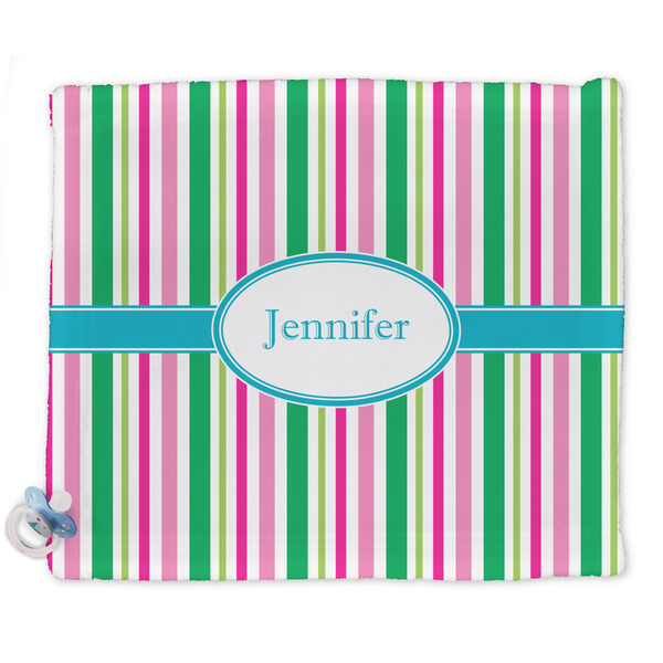 Custom Grosgrain Stripe Security Blanket - Single Sided (Personalized)