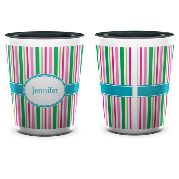 Grosgrain Stripe Shot Glass - Two Tone - APPROVAL