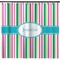 Grosgrain Stripe Shower Curtain (Personalized)