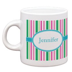 Grosgrain Stripe Espresso Cup (Personalized)