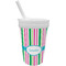 Grosgrain Stripe Sippy Cup with Straw (Personalized)