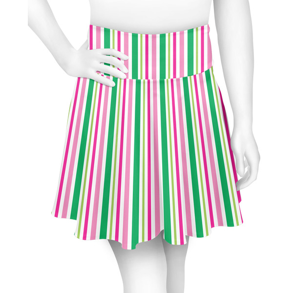 Custom Grosgrain Stripe Skater Skirt - Small
