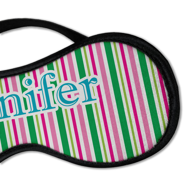 Grosgrain Stripe Sleeping Eye Mask - DETAIL Large