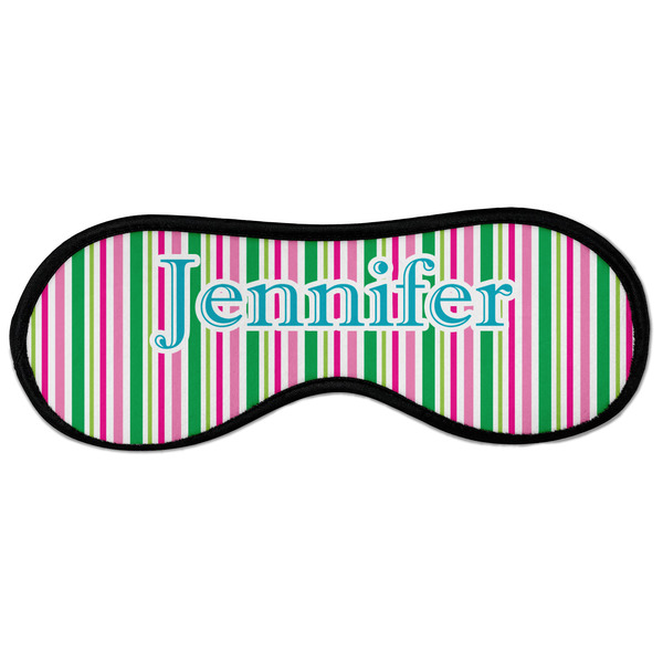 Grosgrain Stripe Sleeping Eye Mask - Front Large