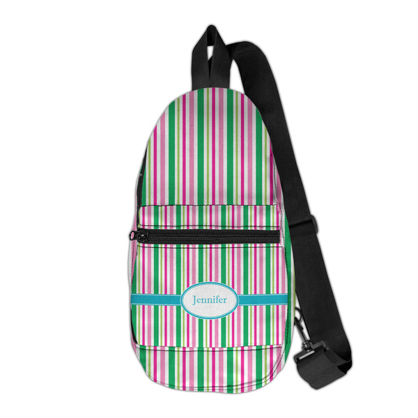 Custom Grosgrain Stripe Sling Bag (Personalized)