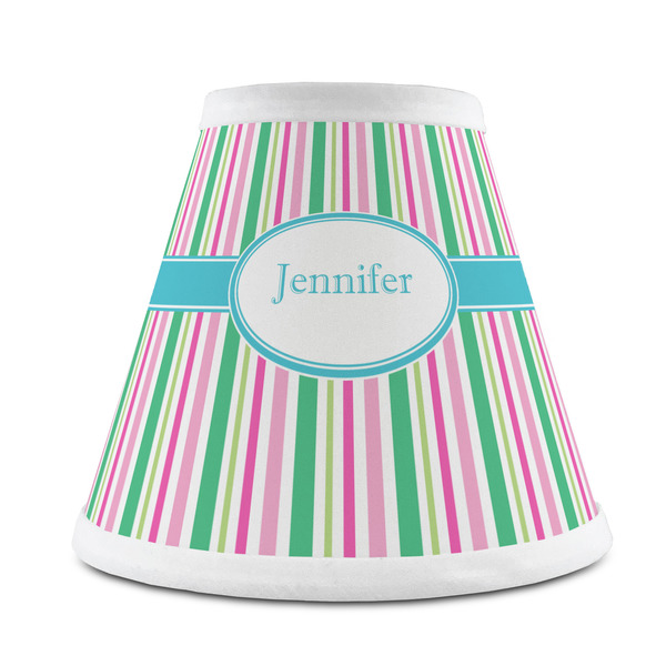 Custom Grosgrain Stripe Chandelier Lamp Shade (Personalized)