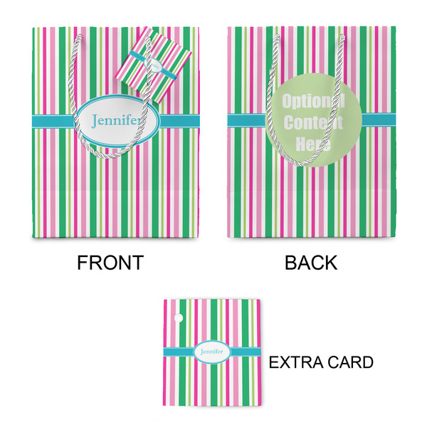 Grosgrain Stripe Small Gift Bag - Approval