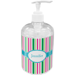 Grosgrain Stripe Acrylic Soap & Lotion Bottle (Personalized)