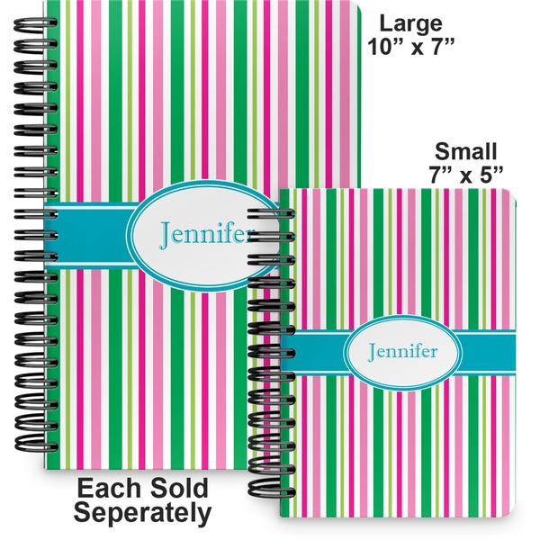 Grosgrain Stripe Spiral Journal - Comparison