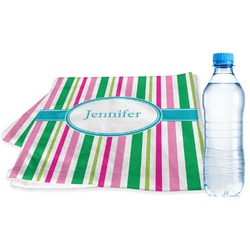 Grosgrain Stripe Sports & Fitness Towel (Personalized)