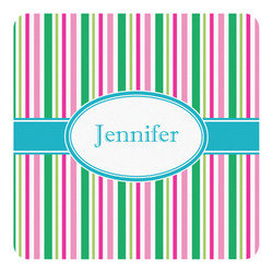 Grosgrain Stripe Square Decal - Large (Personalized)