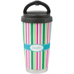 Grosgrain Stripe Stainless Steel Coffee Tumbler (Personalized)
