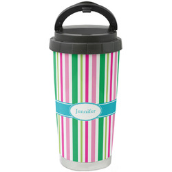 Grosgrain Stripe Stainless Steel Coffee Tumbler (Personalized)